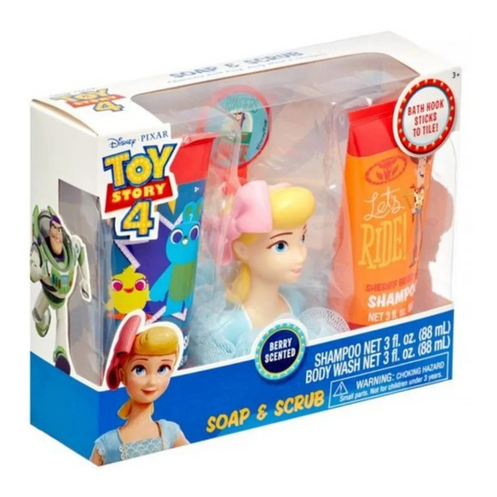 Disney Pixar Toy Story 4 Soap and Scrub 4 Piece Set